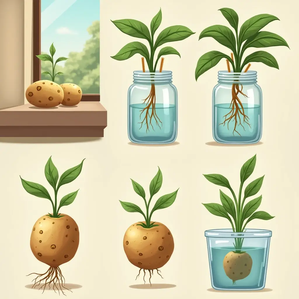 Growing Potatoes in Water