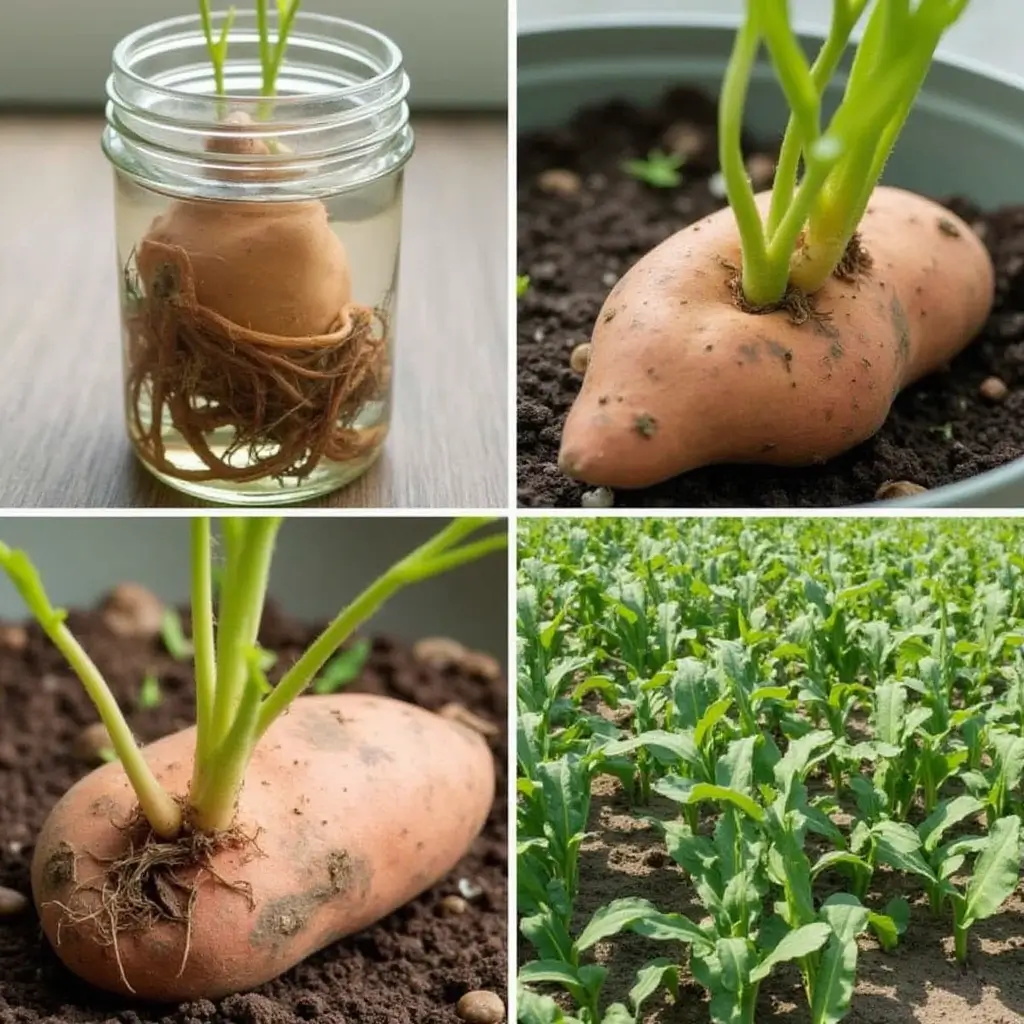 How to Grow Sweet Potato Vines from Sweet Potatoes